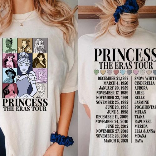 Princess Era Tour Shirt Disneyland Characters Girl Trip Shirt Disneyland Shirt