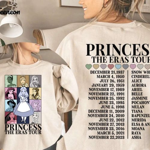 Disney Princess Tour Shirt: Alice In Wonderland Theme Girl Trip Tee Birthday Gift