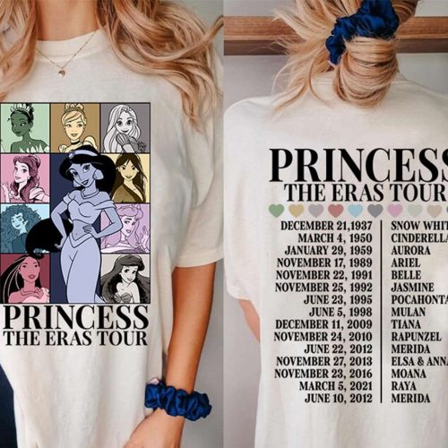 Disneyland Princess Eras Tour Shirt Girl Trip Tee Birthday Gift