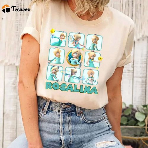 Princess Rosalina Shirt Nintendo World Women Tshirt Super Mario Princess Rosalina