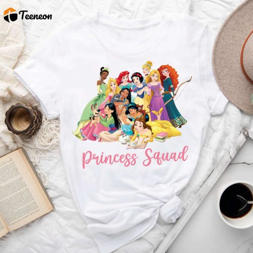 Disney Princess Squad Shirt – Perfect for Family Vacations and Matching Disney Shirts