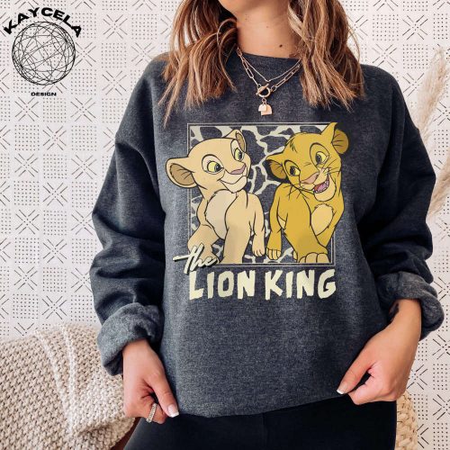 Retro Disney Lion King Simba and Young Nala Shirt – Magic Kingdom Hakuna Matata Safari The Lion King Shirt – Shop Now!