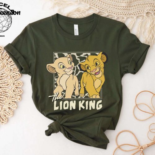 Retro Disney Lion King Simba and Young Nala Shirt – Magic Kingdom Hakuna Matata Safari The Lion King Shirt – Shop Now!