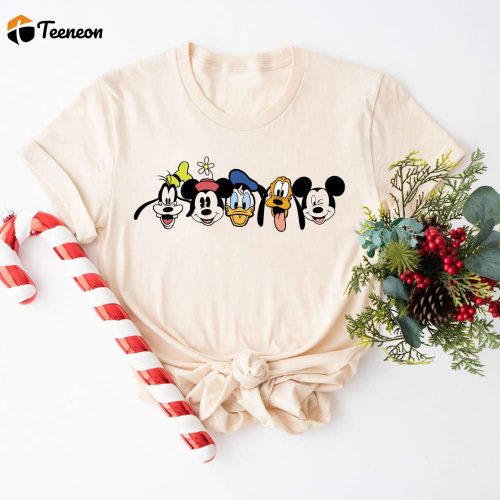 Retro Disneyworld Shirts: Mickey Ears Disney Friends & More – Perfect Disney Gift for Kids!