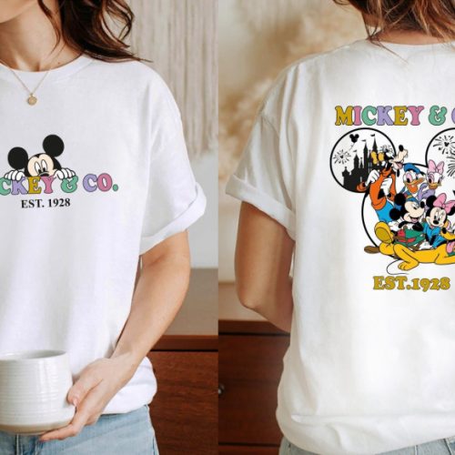 Vintage Disney Mickey & CO Est 1928 Shirt – Perfect Disneyworld & Disneyland Family Shirt Magic Kingdom