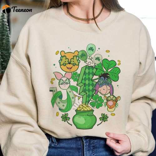 Lucky Shamrock Clover Retro Pooh & Friends St Patrick s Day Shirt – Disneyland Feeling Lucky