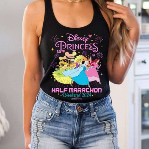 RunDisney Princess Half Marathon 2024 Shirt Princess Runner Tank Top