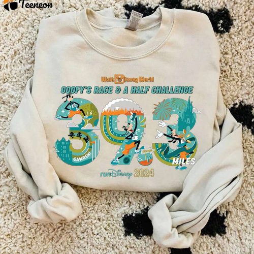 RunDisneyland Goofy s Race & Half Challenge T-shirt Marathon Weekend 2024 Walt Disneyworld Runner