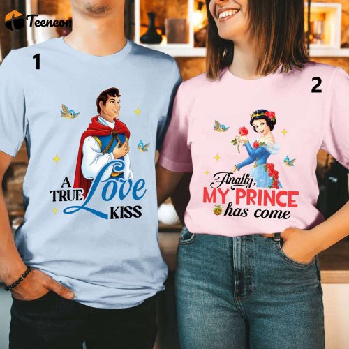 Snow White Couple Shirts – Princess Disneyworld Anniversary Just Married