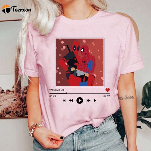 Spider-Man and Deadpool Shirt Superhero Matching Family Shirt Family Birthday Gift