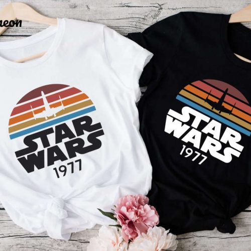 Vintage Star Wars 1977 Shirt – Retro Disney Tshirt for Fans