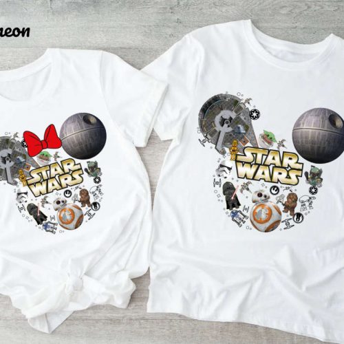 Star Wars Mickey & Minnie Disney Shirt Family & Couple Head Star Wars Design