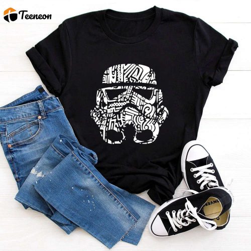 Star Wars Shirt: Fictional Soldier Stormtrooper Mask & Gift Disney Trip Vacation Disney Man Shirt