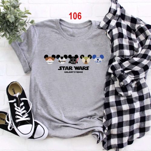 Star Wars Disney Shirt Collection: Princess Leia Baby Yoda Luke Skywalker Darth Vader & More!