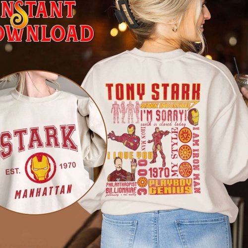 I Love You 3000 Tony Stark T Shirt – Avengers Iron Man Png Stark Industries