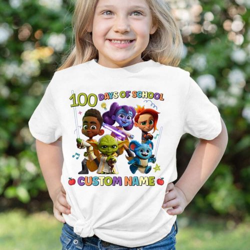 StarWars Young Jedi Adventure 100 Days of School Shirt – Engaging Kids Shirt for Back to School