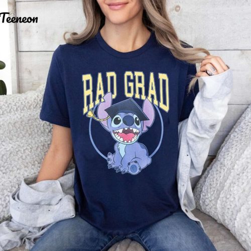 Stitch Graduate 2024 Shirt Disneyland Graduation Class Of 2024 Tassel to Castle Senior Class