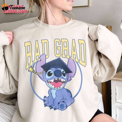 Stitch Graduation 2024 Png Disneyland Senior Graduate Shirt Class Of 2024 From The Tassel To The Castle