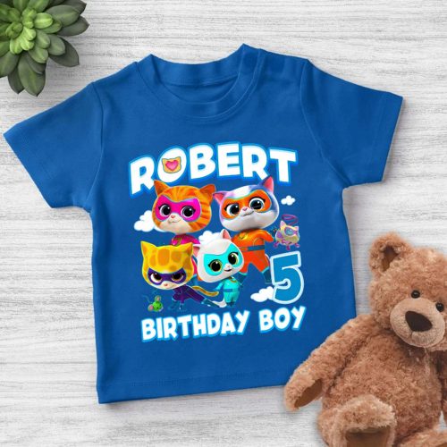 Superkitties Birthday Shirt: Fun & Stylish Family Tee for Super Kitties Celebrations!