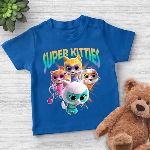 Superkitties Shirt, Superkitties Pounce Shirt, Sparks Shirt, Super Cat Shirt, Ginny Cat, Super Kitties Character T-Shirt, Superkitties Kids