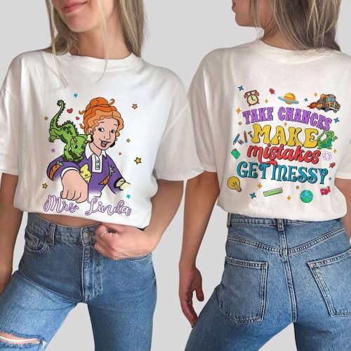 Miss Frizzle s Magical School Bus Teacher Shirt – Embrace the Fun & Mess of Back to School! Ideal for Teachers