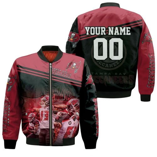 Tampa Bay Buccaneers 13 Mike Evans Personalized Bomber Jacket  – Gift for Men Women