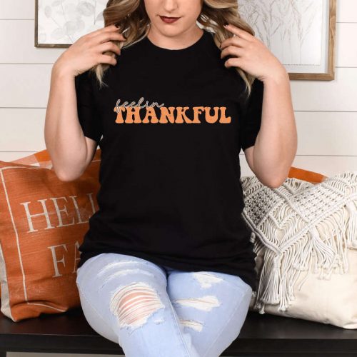 Thanksgiving T-Shirt: Fall Vibe Gobble Gobble Tee Funny & Grateful Shirt – Perfect Thanksgiving Gift Turkey Day Apparel