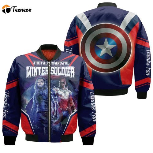 The Falcon And The Winter Soldier Bomber Jacket  – Gift for Men Women