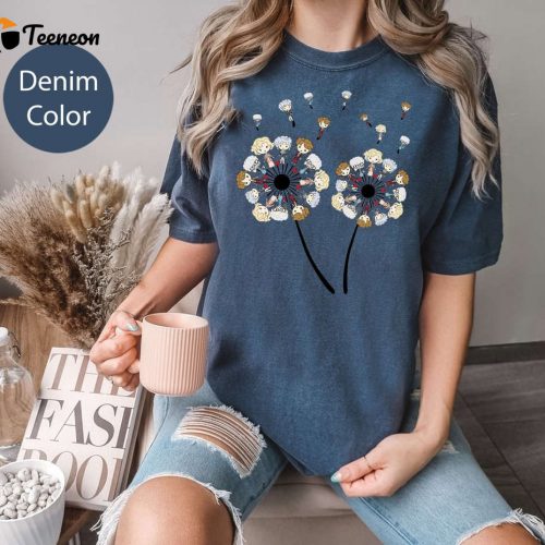 The Golden Girls Dandelions Comfort Colors Shirt – Stay Golden with Dorothy Rose Blanche – The Golden Girls Shirt