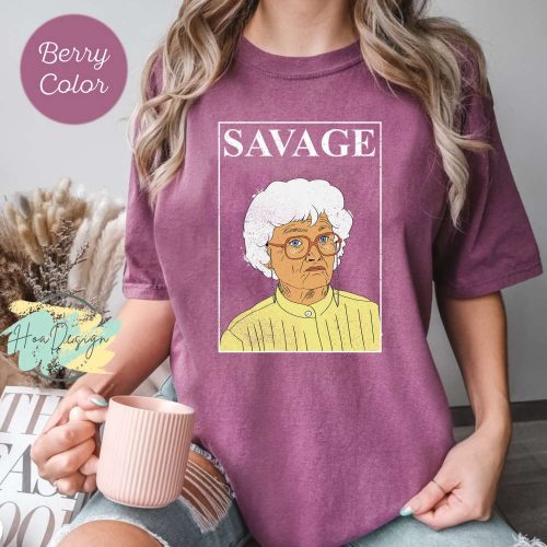 Sophia Is Savage Distressed T-Shirt Golden Girls Shirt 2023