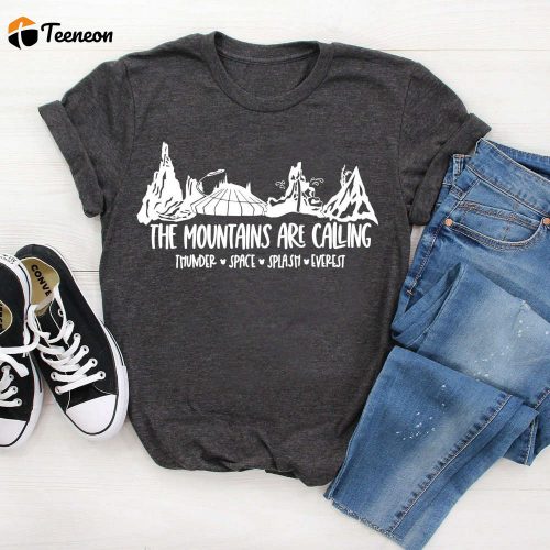 Disney Mountain Shirts: The Mountains Are Calling! Big Thunder Splash & Space – Must-Have Disney Shirt