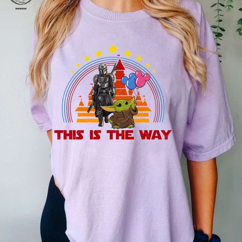 Shop the Best Star Wars Shirts: This Is The Way Boba Fett Baby Yoda Disney Castle & More!