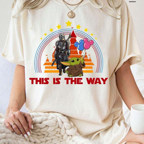 Shop the Best Star Wars Shirts: This Is The Way Boba Fett Baby Yoda Disney Castle & More!