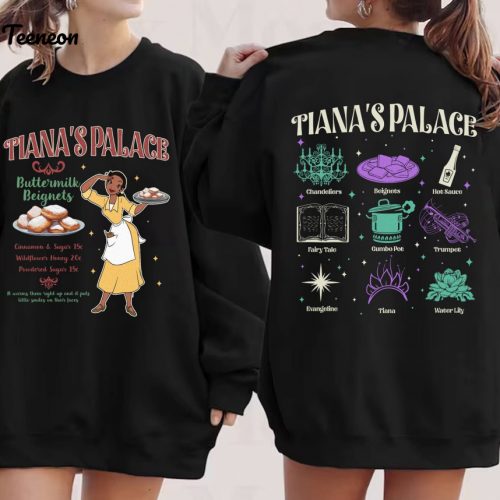 Tiana Princess and the Frog Palace Shirt – Perfect for Disneyland Birthday Party Magic Kingdom Shirt