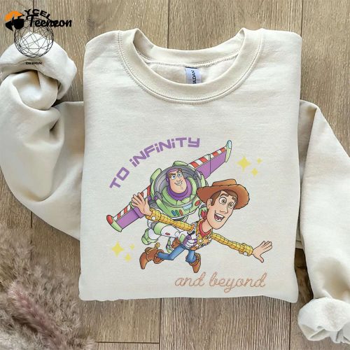 To Infinity and Beyond Shirt – Official Disney Toy Story Shirt featuring Woody and Buzz Lightyear Disney Store Exclusive Disneyland and Disney World Shirt