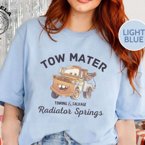 Disneyland Tow Mater Shirt: Official Cars Shirt at Cozy Cone Motel & Disney World – Rusteze & Disney Merch