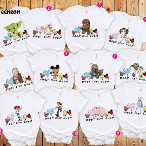 Disney Toy Story Best Day Ever Shirt – Custom Family Vacation Matching Shirts