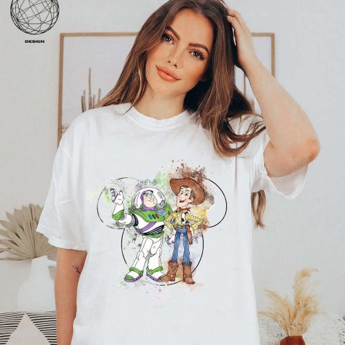 Buzz Lightyear and Woody Toy Story Shirt: Explore Toy Story Land with Disney World and Disneyland Shirts – Perfect for Disney Family Fun!