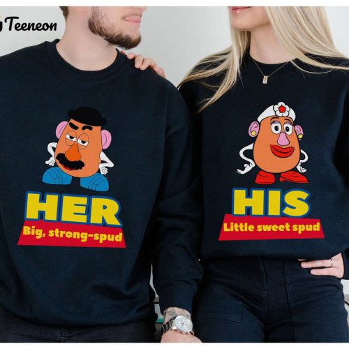 Disneyland Couples Shirt: Toy Story Mr & Mrs Potato Head His & Her Valentine s Day Shirt