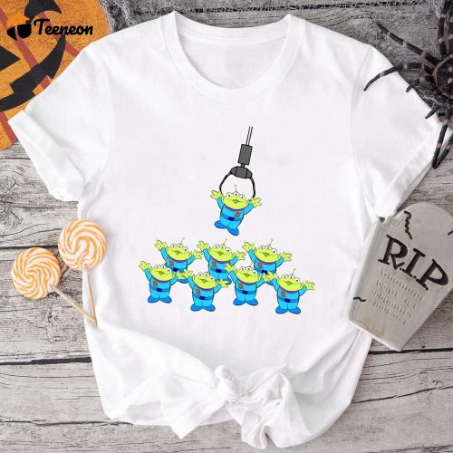 Disney Toy Story Aliens Shirt: Many Little Men Characters Fun Fictional T-Shirt!