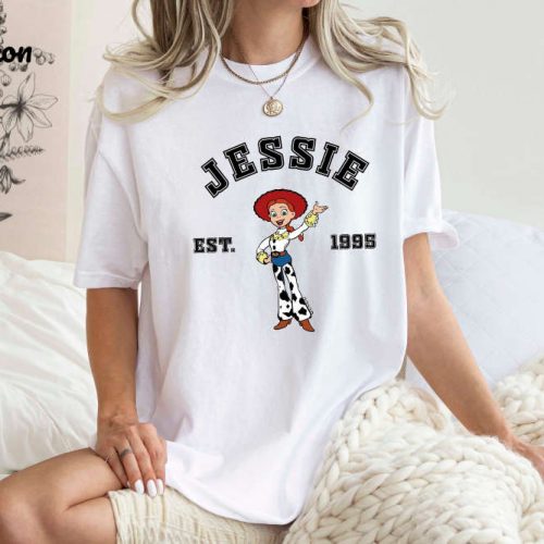 Disney Toy Story T-Shirt: Jessie & Buzz Lightyear Characters Comfort Colors Ideal for Disney Trip or as a Disney Mom Shirt