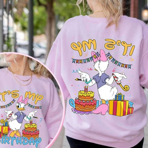 Daisy Duck Birthday Shirt – Two-Sided Disneyland Vacation Matching Shirts