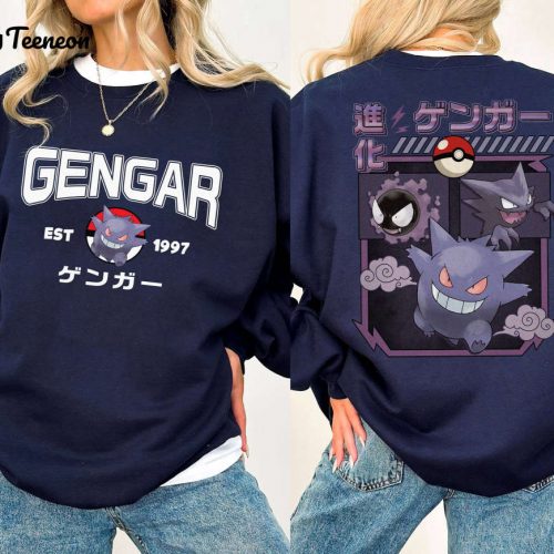 Pikachu & Gengar 1997 Shirt: Perfect Pokemon Lover Gift