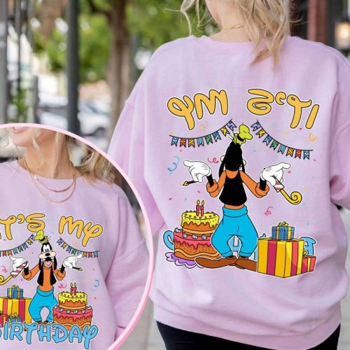 Goofy Birthday Shirt: Two-Sided Fun for Kids & Family Disneyland Trip & Matching Shirts