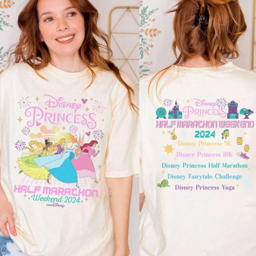 Princess Half Marathon 2024 Shirt: RunDisney Girl Trip Ariel Design – Walt DisneyWorld