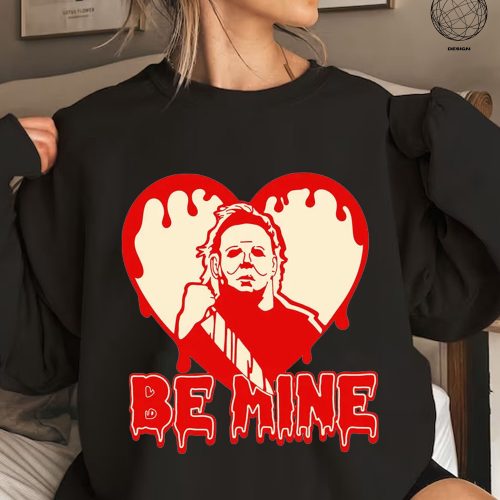 Spooky Valentine Horror Shirt: Be Mine Tshirt Matching Gift for Her – Funny Valentines Tee