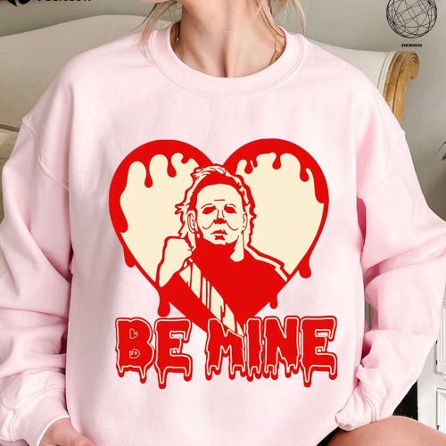 Spooky Valentine Horror Shirt: Be Mine Tshirt Matching Gift for Her – Funny Valentines Tee