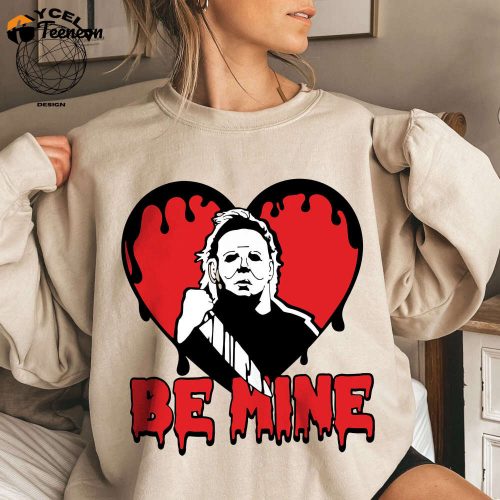 Spooktacular Valentine Horror Shirt – Be Mine with Funny Matching Tee Perfect Valentine Gift for Her!