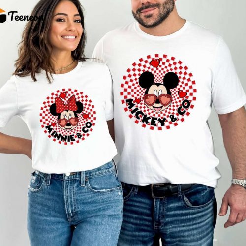 Express Your Love with Valentine T-shirt Mickey Sweatshirt & Disneyworld Shirt – Happy Valentines Day! Shop Retro Love & Disney Couple Shirts for Your Honeymoon