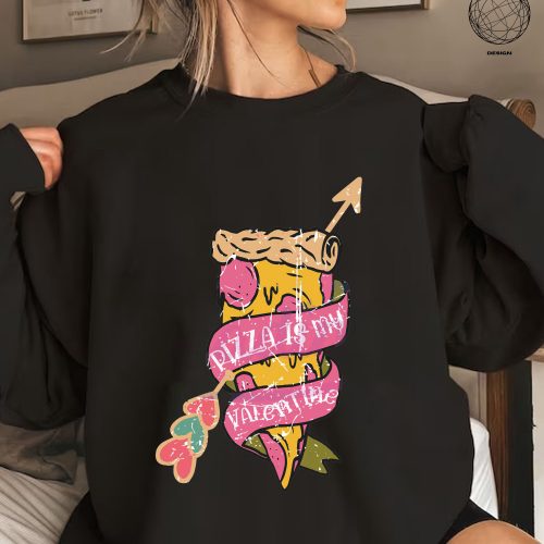 Express Your Love with Valentines Day Pizza Is My Valentine Shirt – Perfect for Kids and Adults Ideal Valentine Gift for Baby & Newborn Outfit